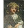 Image 1 : M. M. Reid PORTRAIT OF A GIRL HOLDING A FERN signed, oil on canvas, 50 x 41cm Est. 600/8...