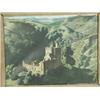 Image 1 : James McIntosh Patrick CASTLE CAMPBELL ...' A HIGHLAND CASTLE WITH TWO MOUNTED HORSEMEN signed...