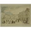 Image 1 : Thomas Rowlandson 'MARKET PLACE AT CAMBRIDGE' etching, 15 x 24cm Est. 100/150...