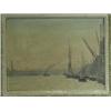 Image 1 : Hugh Boycott Brown THE POOL OF LONDON signed and dated '53, oil on board, 29 x 39cm Est....