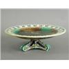 Image 1 : A Wedgwood majolica low comport, date letter for 1895, impressed NOX, Wedgwood and registratio...