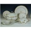 Image 1 : A KPM Berlin porcelain part dinner service, comprising seventeen large plates, six smaller pla...