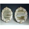 Image 1 : A pair of Dresden porcelain Girandoles, with floral biscuit work, each 42cm Est. 200/250...