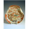 Image 1 : A Japanese Satsuma dish, decorated with dolls, signed by artist/potter, with a label: 'Worcest...