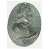 Image 1 : A 19th century cast bronze oval plaque of Cromwell, 16cm high Est. 100/200...