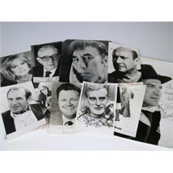 Two photograph albums containing approximately 121 signed photographs and publicity shots of s...