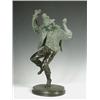 Image 1 : A patinated bronze figure of a dancing Tyrolean man, 38cm high Est. 150/250...