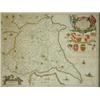 Image 1 : An antique map of the East Riding of Yorkshire with coloured detail, 37 x 50cm Est. 50/80...