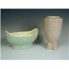 Image 1 : A Mintons Solano ware bowl designed by John Wandsworth, and a Shelley vase, 12 and 21cm high<b...