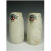 Image 1 : A pair of Royal Doulton stonware vases, with tube lined floral motifs and impressed with a mas...