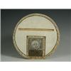 Image 1 : A Troika circular vase with incised motifs, painted mark to base 'Troika', Cornwall, 19.5cm<br...