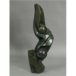 A modern marble sculpture entitled 'Predator', 88cm (marble) Est. 200/300...