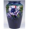 Image 1 : A Wm Moorcroft Anemone pattern vase, with blue initials to underside and impressed facsimile s...