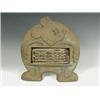 Image 1 : A Mickey Mouse electric heater, with a cast iron frame and label 'Tabard Fire Mickey Mouse, by...
