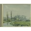 Image 1 : Trevor Chamberlain 'SPRING MEADOWS AND TREES, HERTFORD' unsigned, and 'EARLY MORNING HAZ...