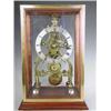 Image 1 : A 19th century brass skeleton clock with a fusee movement, (striking mechanism requires attent...