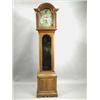 Image 1 : An early 20th century mahogany longcase clock, the arched brass dial with a silvered chapter r...