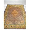 Image 1 : A modern blue ground handmade woollen Ardebil carpet, 1.92 x 1.10m Est. 220/260...