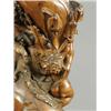 Image 3 : An unusual and decorative French Art Nouveau carved pine column, of spiral form with cherubs,...