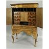 Image 2 : A William & Mary laburnum veneered cabinet, the interior housed within a late 19th century wal...