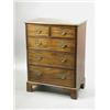 Image 1 : A small Georgian style mahogany chest of drawers, 20th century, 60cm wide x 80cm high Est....