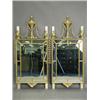 Image 1 : A pair of Adam style mirrors. The main plate surrounded by gilt moulding and segmented mirror...
