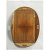 Image 1 : A George III oval mahogany butlers tray, 71 x 45.5cm Est. 650/750...