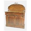 Image 1 : A Victorian mahogany chiffonier with a raised back and two panelled doors, 107cm wide Est....