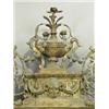 Image 2 : An Adam revival gilt gesso wall mirror, surmounted by an urn, a rams head, scrolling husks and...
