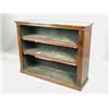 Image 1 : A rosewood open bookcase with two adjustable shelves, 1.3m wide Est. 500/800...