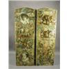 Image 1 : A Victorian three fold scrap screen (restored) Est. 200/400...