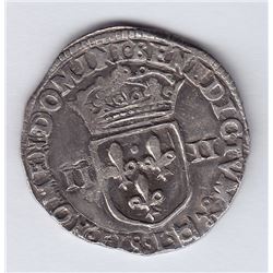 World Coins - France 1/4 Ecu 1605