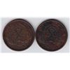 Image 2 : Br. 521. Quebec Bank penny, 1837. large ground, no period.