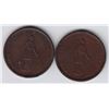 Image 1 : Br. 521. Quebec Bank penny, 1837. small ground, large period.