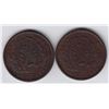 Image 2 : Br. 521. Quebec Bank penny, 1837. small ground, large period.