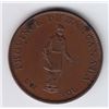 Image 1 : Br. 522. City Bank halfpenny, 1837.