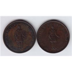 Br. 522. City Bank halfpenny, 1837.