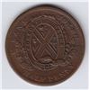 Image 2 : Br. 524. Bank of Montreal Sideview Halfpenny, 1838. Not a Loye specimen.