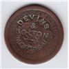Image 2 : Devins & Bolton Countermarks - U.S. large cent, 1851