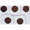 Image 2 : Pre-Confederation Tokens - Lot of five Bouquet Sou tokens.