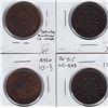 Image 2 : Pre-Confederation Tokens - Lot of four Banque du Peuple Sou tokens.