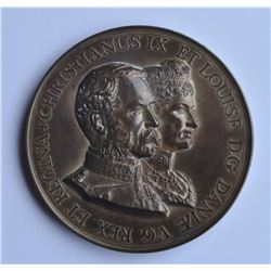 Foreign Medals - Christian IX and Louise, Visit to the City of London 1891