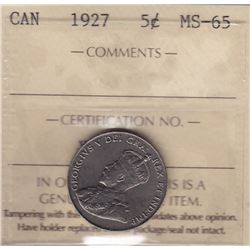 1927 Five Cents