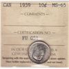 Image 1 : 1939 Ten Cents