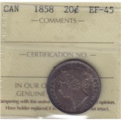 1858 Twenty Cents