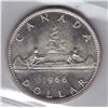 Image 2 : 1966 Silver Dollar - Slightly Rotated Dies - Large Beads