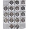 Image 2 : Lot of Seventeen Uncirculated Silver Dollars
