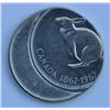 Image 1 : 1967 Off-Center Five Cent Bunny Rabbit