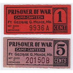 Prisoner of War Money - Fort George G. Meade (Maryland)