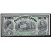 Image 1 : 1902 Dominion of Canada Four Dollars